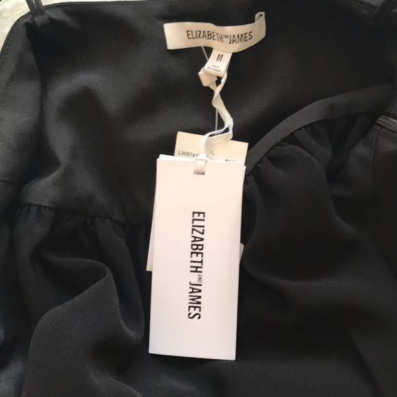 NWT Elizabeth and James Peplum backless Halter M - Picture 8 of 8